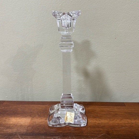 Vintage Bleikristall 24% Crystal 7.5" Candlestick Holder MADE IN GERMANY - Picture 1 of 14